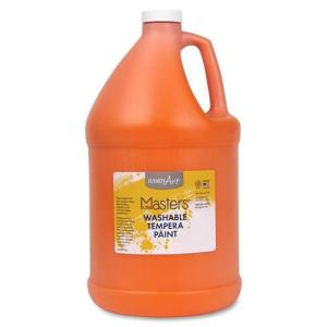 Handy Art Little Masters Washable Tempera Paint - (1 Gallon) Orange