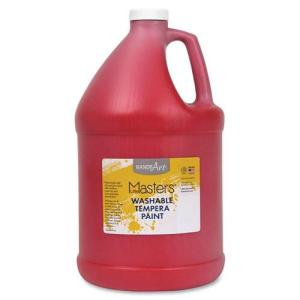 Handy Art Little Masters Washable Tempera Paint - (1 Gallon) Red