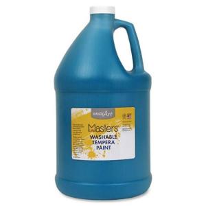 Handy Art Little Masters Washable Tempera Paint - (1 Gallon) Turquoise