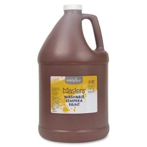 Handy Art Little Masters Washable Tempera Paint - (1 Gallon) Brown