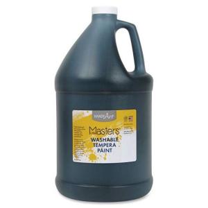 Handy Art Little Masters Washable Tempera Paint - (1 Gallon) Black