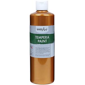 Handy Art Tempera Paint - (16oz/473ml) Treasure Gold