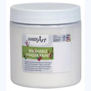 Handy Art Washable Finger Paint - (8oz/237ml) White