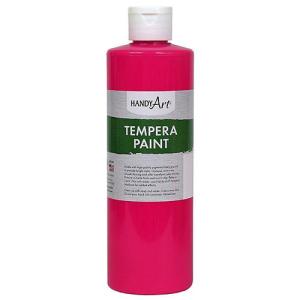 Handy Art Tempera Paint - (16oz/473ml) Fluorescent Magenta