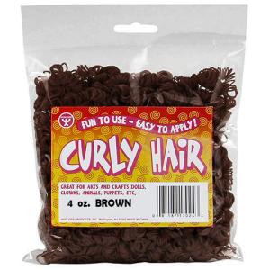 Hygloss Curly Hair 4oz - Brown