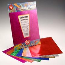 Hygloss Embossed Metallic Paper 8.5"x11"