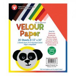 Hygloss Green Velour Paper 20"x26"