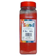 Hygloss Red Colored Sand (3lb)