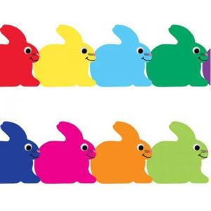 Hygloss Borders 3" x 36" - (12 Pack) Bunnies