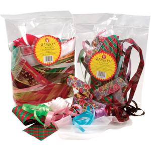 Hygloss Ribbon Rainbow Assorted Colors & Styles (10 assorted yards)