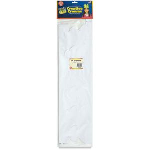 Hygloss Creative Crowns - (24 Pack) White