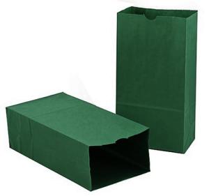 Hygloss Paper Party (Lunch) Bags - (50 Pack) Dark Green