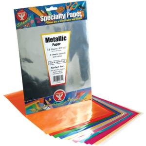 Hygloss Metallic Foil Papers 10"x13" (10 sheets) Assorted Colors