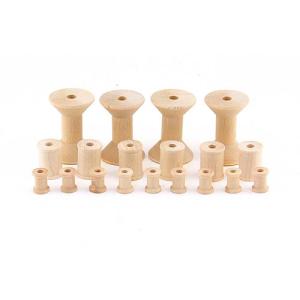 Hygloss Wood Spools- 19ct (Asst)