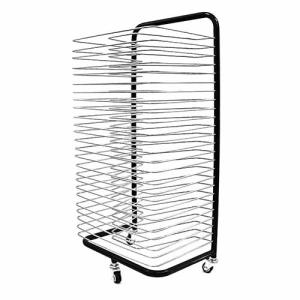 Inovart Mobile Floor Rack With Fixed Shelves