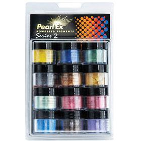 Jacquard Pearl-Ex Powdered Pigment 12 pack set / 3 grams each