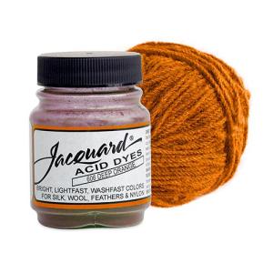 Jacquard Acid Dyes for Protein and Synthetic Fibers - (.5oz) Deep Orange