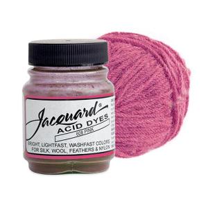 Jacquard Acid Dyes for Protein and Synthetic Fibers - (.5oz) Pink