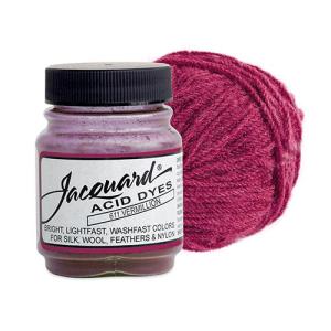 Jacquard Acid Dyes for Protein and Synthetic Fibers - (.5oz) Vermilion