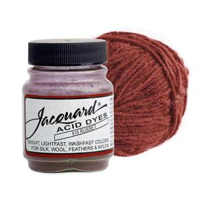 Jacquard Acid Dyes for Protein and Synthetic Fibers - (.5oz) Russet