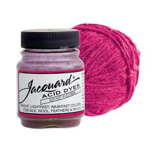 Jacquard Acid Dyes for Protein and Synthetic Fibers - (.5oz) Hot Fuchsia