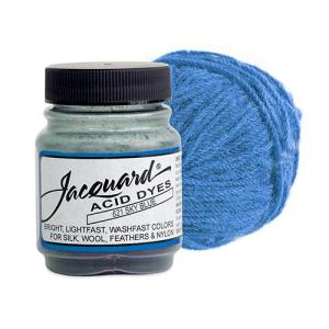 Jacquard Acid Dyes for Protein and Synthetic Fibers - (.5oz) Sky Blue