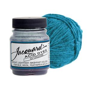 Jacquard Acid Dyes for Protein and Synthetic Fibers - (.5oz) Turquoise