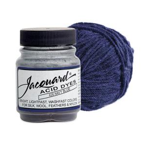 Jacquard Acid Dyes for Protein and Synthetic Fibers - (.5oz) Navy Blue