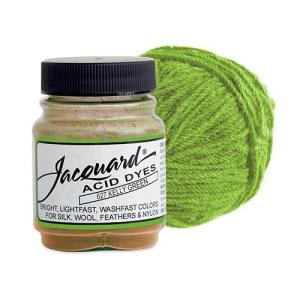 Jacquard Acid Dyes for Protein and Synthetic Fibers - (.5oz) Kelly Green