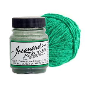 Jacquard Acid Dyes for Protein and Synthetic Fibers - (.5oz) Emerald