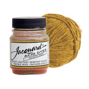 Jacquard Acid Dyes for Protein and Synthetic Fibers - (.5oz) Aztec Gold