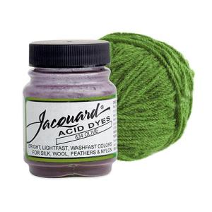 Jacquard Acid Dyes for Protein and Synthetic Fibers - (.5oz) Olive