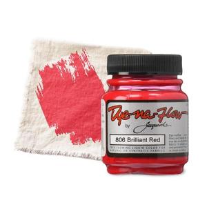 Jacquard Dye-na-Flow Fabric Paint - (2.25oz/66.5ml) Brilliant Red
