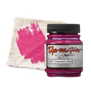 Jacquard Dye-na-Flow Fabric Paint - (2.25oz/66.5ml) Cranberry Red
