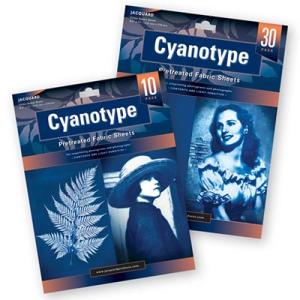 Jacquard Cyanotype Pretreated Fabric Sheets 8.5" x 11" - (30 Sheets)
