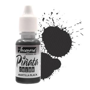 Jacquard Pinata Color Alcohol Ink - (.5oz/15ml) Mantilla Black