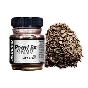 Jacquard Pearl Ex Metallic Powdered Pigments - (21g) Dark Brown