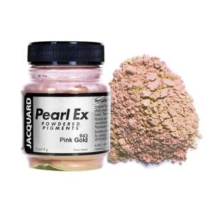 Jacquard Pearl Ex Metallic Powdered Pigments - (21g) Pink Gold
