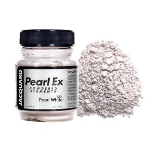 Jacquard Pearl Ex Metallic Powdered Pigments - (21g) Pearl White
