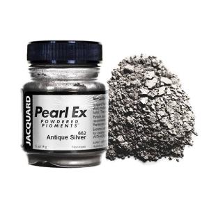 Jacquard Pearl Ex Metallic Powdered Pigments - (21g) Antique Silver