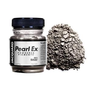 Jacquard Pearl Ex Metallic Powdered Pigments - (21g) Silver