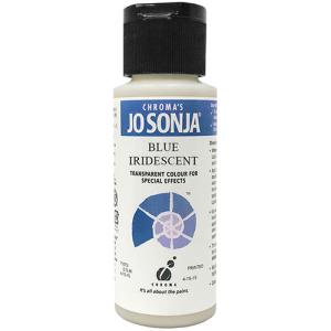 Chroma's Jo Sonja Iridescent Acrylic Paint - (2oz/60ml) Blue 3152