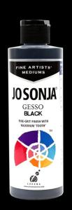 Chroma's Jo Sonja Black Gesso - (8.4oz/250ml)  3713
