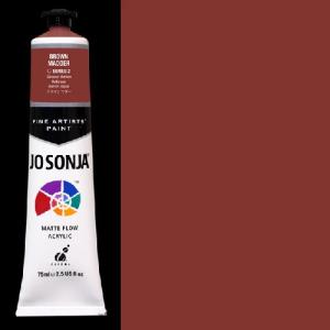 Chroma's Jo Sonja Fine Artists' Acrylic Paint - (2.5oz/75ml) Brown Madder  606
