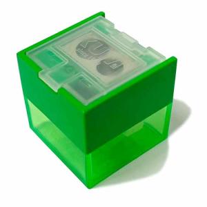 KUM Cube M2 Metal Pencil Sharpener 2-Hole + Pointer Cube Canister