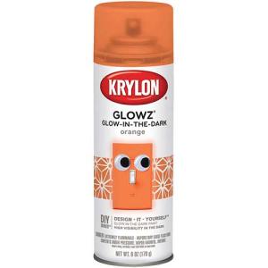 Krylon Glowz Glow-in-the-Dark Spray Paint - (6 Ounces) Orange