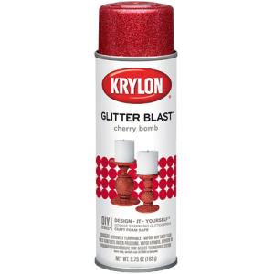 Krylon Glitter Blast Spray - (5.75oz/163g) Cherry Bomb
