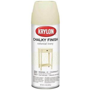 Krylon Chalky Finish Spray Paint - (12 Oz) Colonial Ivory