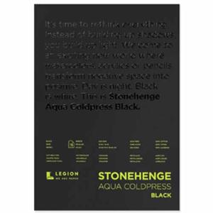 Legion Artist Stonehenge Aqua CP 140lb Black Pad- 10x14