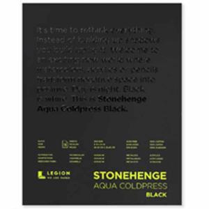 Legion Artist Stonehenge Aqua CP 140lb Black Pad- 8x10